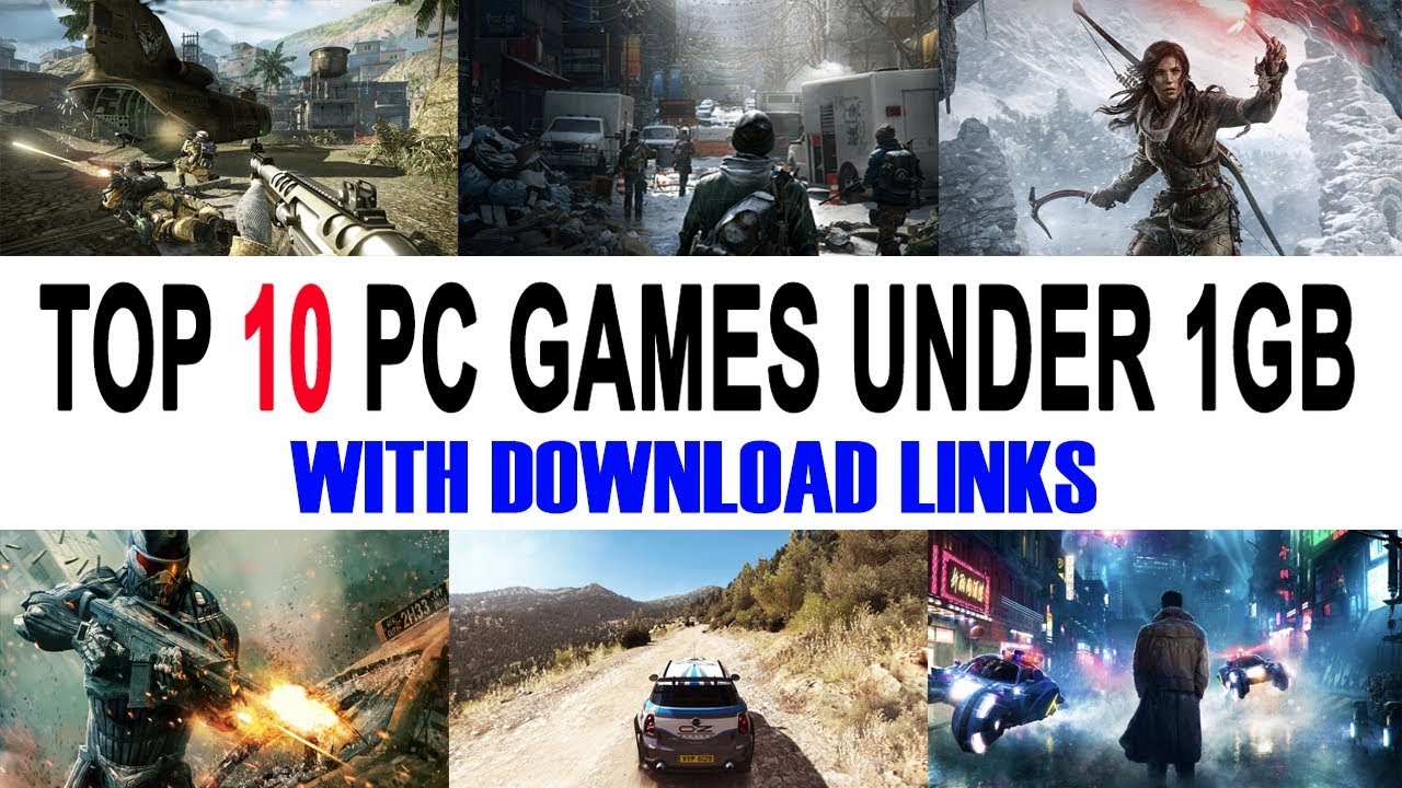 highly compressed pc games under 1gb